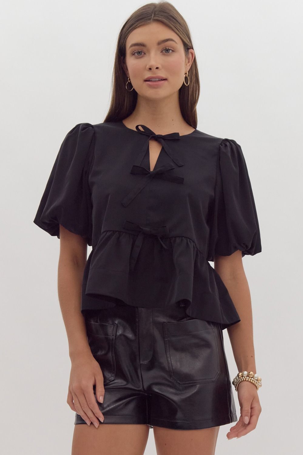 Rosaline Bow Top