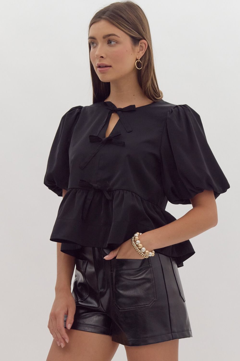 Rosaline Bow Top