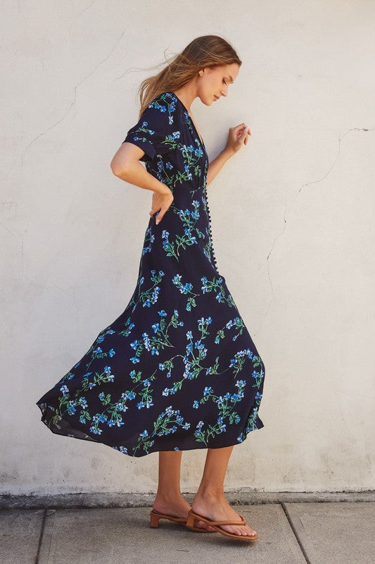 Althea Floral Midi Dress