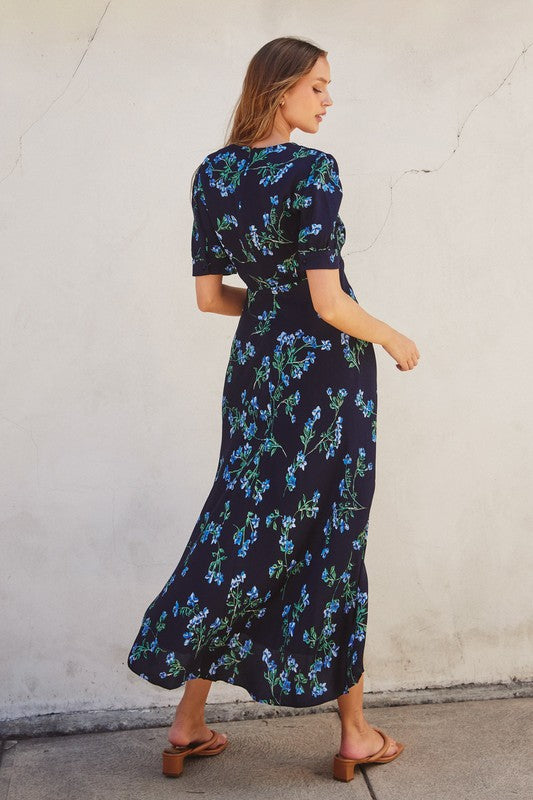 Althea Floral Midi Dress