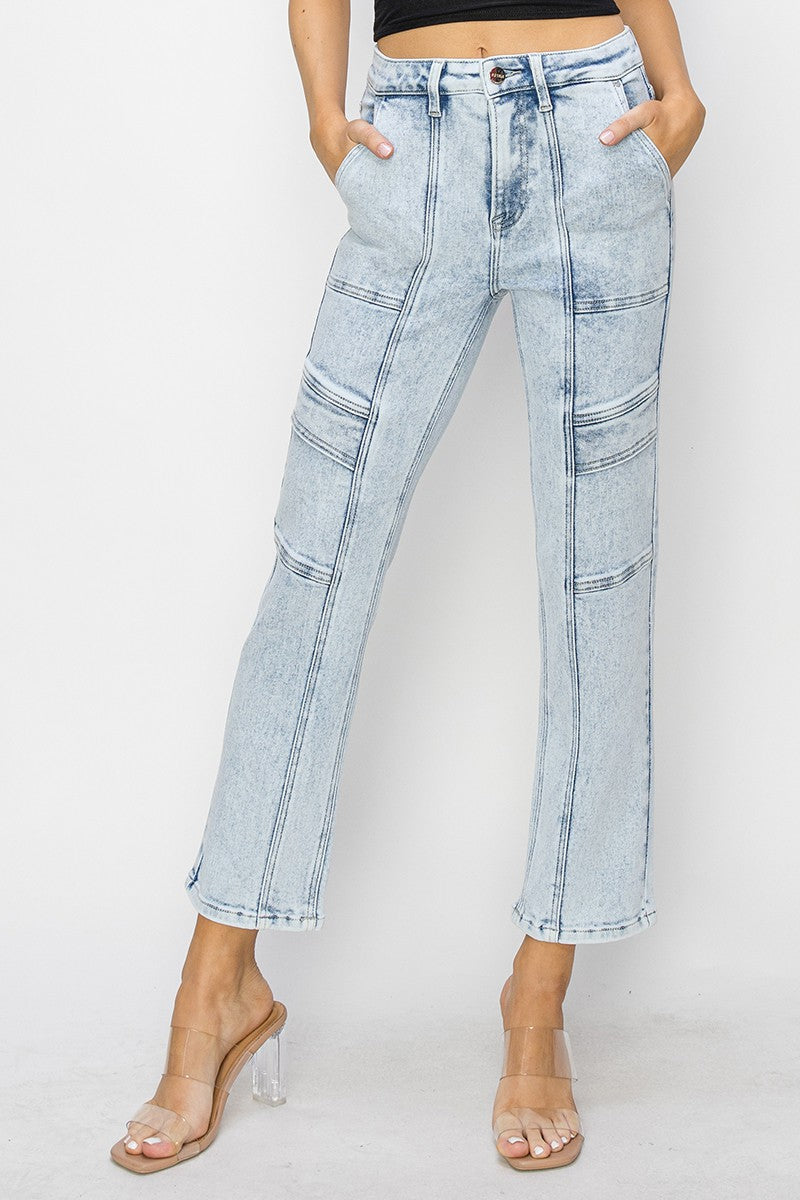 Mena Ankle Straight Jeans