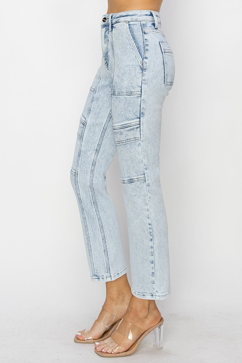 Mena Ankle Straight Jeans