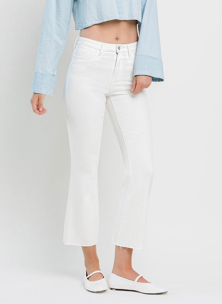 Johana High Rise Crop Flare